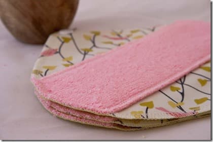 serviette hygiénique lavable