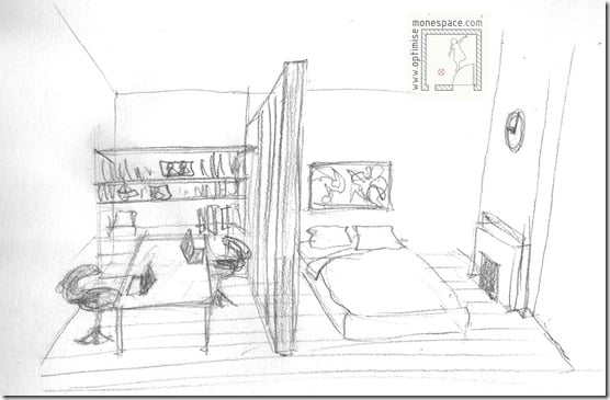 aps4 chambre bureau division claustra