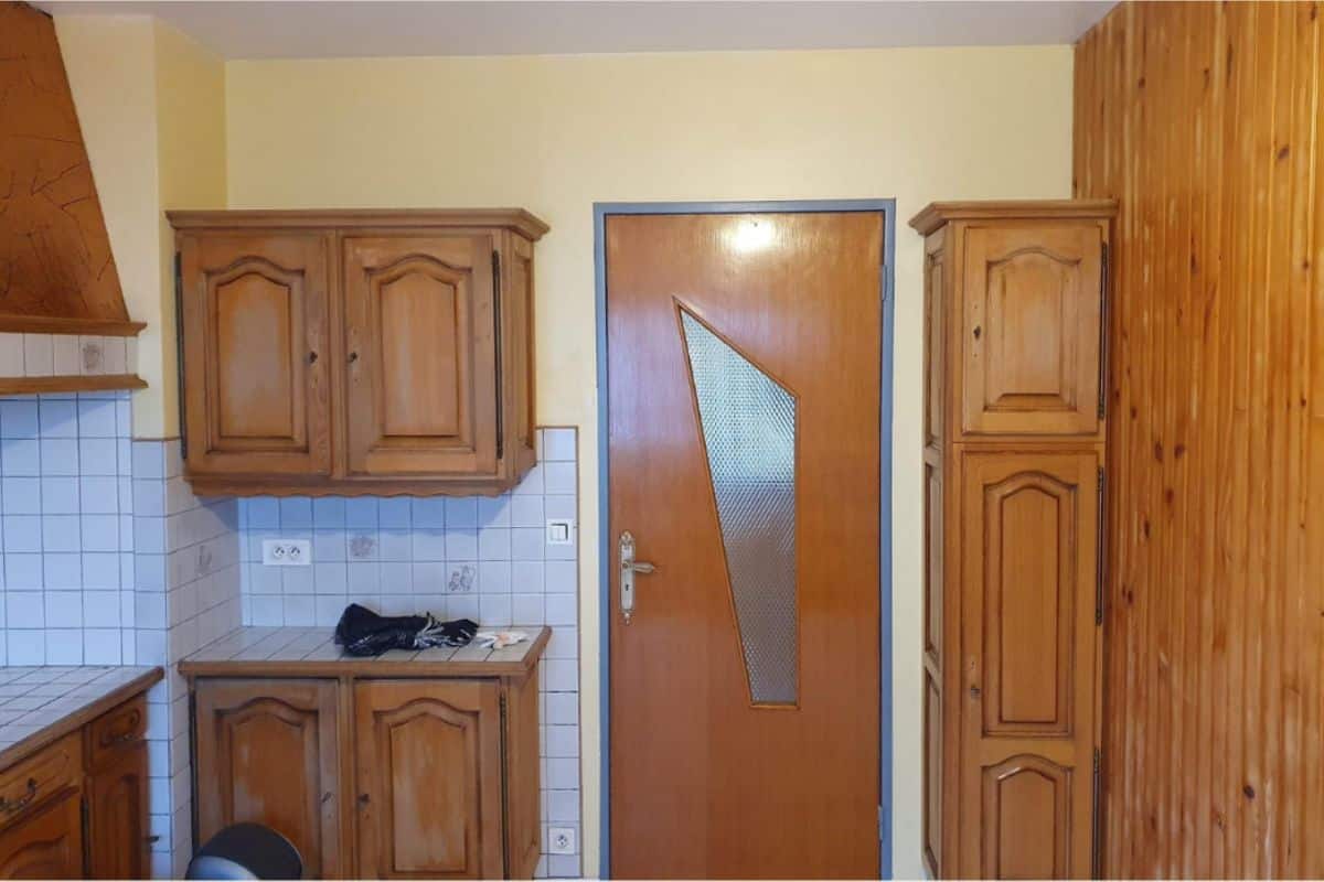 Rénovation cuisine fermée état existant avant travaux