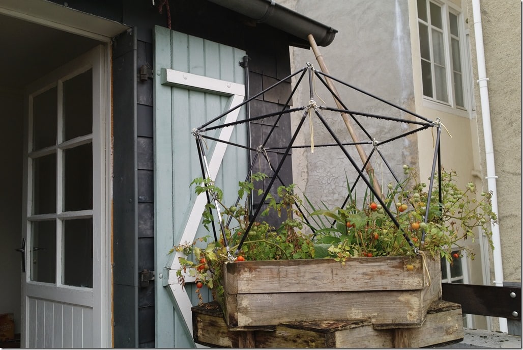 Jardinière de récup en palette