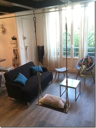 BALANCOIRE SALON TINY LOFT TINY HOUSE