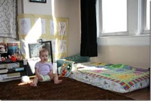 lit montessori bébé