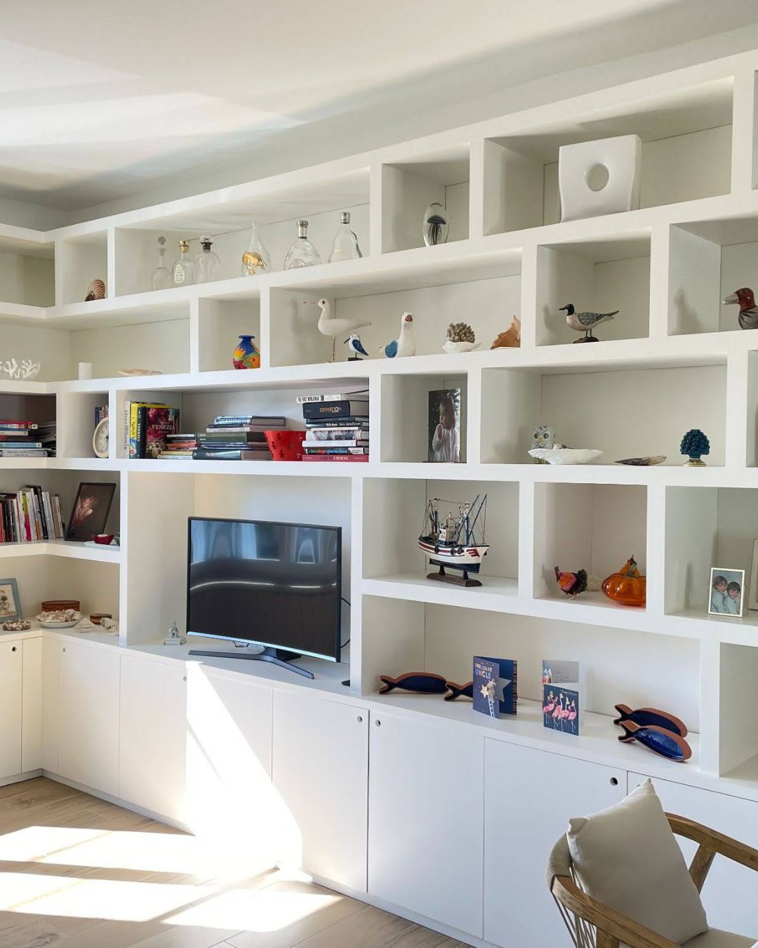 moderniser maison ancienne meuble tv sur mesure