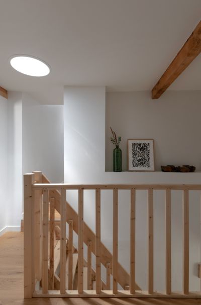 cage escalier plus lumineuse grace a puis lumiere