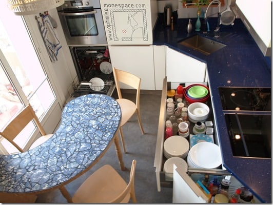 vaisselle à portée des enfants